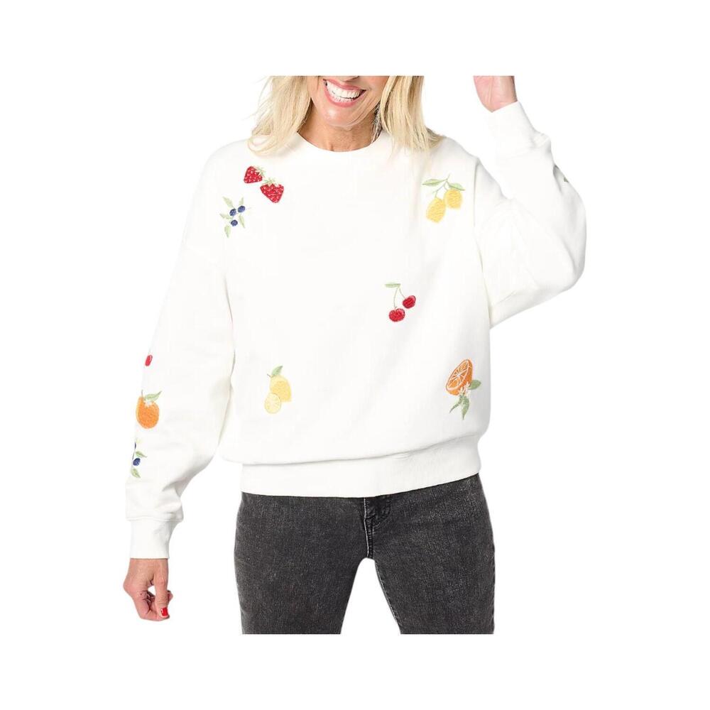 Driftwood Jeans Teddy Crewneck Pullover Fruity - Regular
